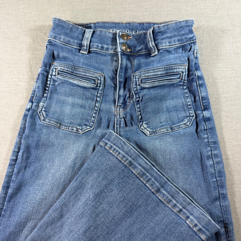 American Eagle Outfitters Light Blue Flare Jeans